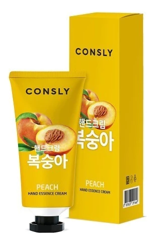 Крем-сыворотка для рук с экстрактом персика Consly Peach hand essence cream, 100мл