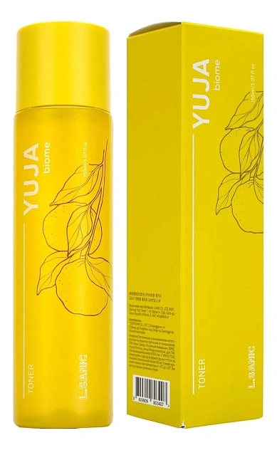 Тонер восстанавливающий с экстрактом юдзу и пробиотиками L.Sanic Yuja Biome, 50 мл