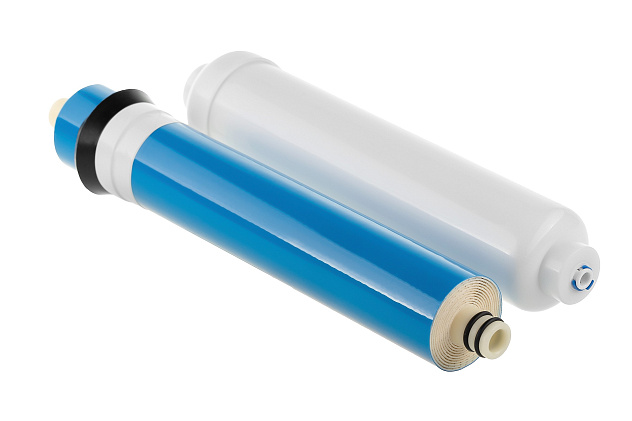 Комплект сменных модулей Гейзер мембрана 50gpd и постфильтр