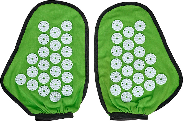 Варежки массажные акупунктурные НИРВАНА "BRADEX"