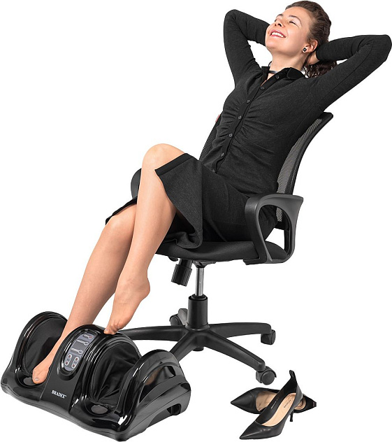 Массажер для стоп и лодыжек "Блаженство", черный BRADEX