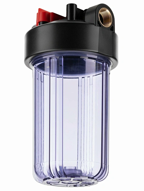 Корпус предфильтра ГЕЙЗЕР С24 10 ВВ (1") прозрачный