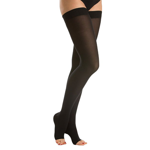 Чулки компрессионные с открытым носком, ТК.230, 2 класс