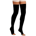 Чулки компрессионные с открытым носком, класс компрессии 2, ТК.930 (Размер: №7 Цвет: Черный)