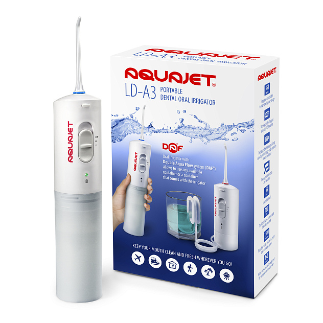 Ирригатор полости рта AQUAJET LD-A3 (серый)