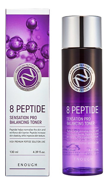 Тонер для лица с пептидами Premium 8 peptide Senation Pro Balancing Toner, 130 мл