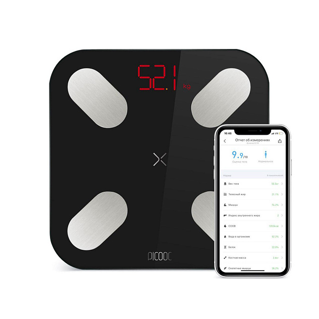 Весы Умные Picooc Mini (черные)