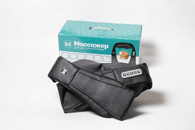 Массажер для шеи, плеч и спины "D&D" UM-10 (черный)