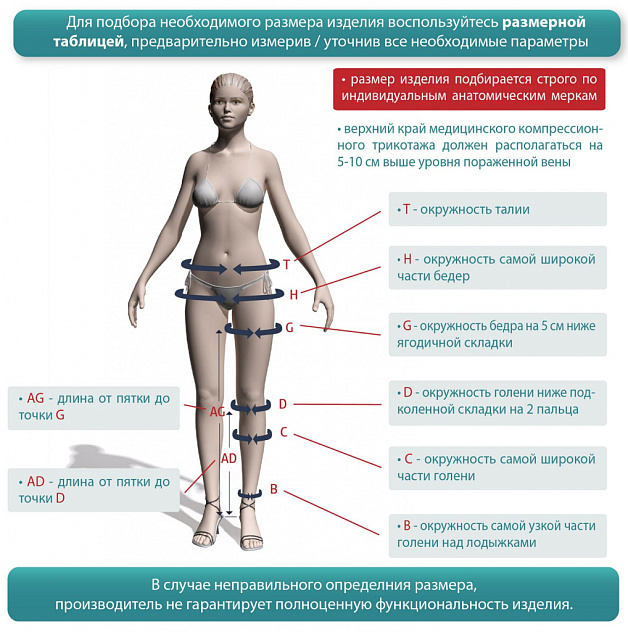 Чулки компрессионные прозрачные (закрытый носок) 2 класс Idealista ID-300T
