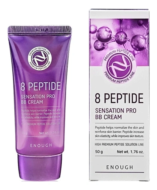 Крем ББ для лица с пептидным комплексом Enough 8 Peptide Sensation Pro BB Cream 50 гр