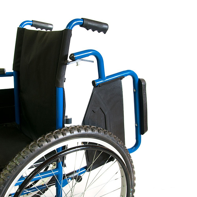 Кресло-коляска инвалидная 514 А (ширина 41 см, литые задние колеса)
